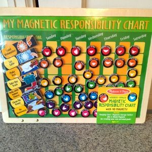 Melissa and Doug Magnetic Responsibility Chart Ages 3+ NEW SEALED
